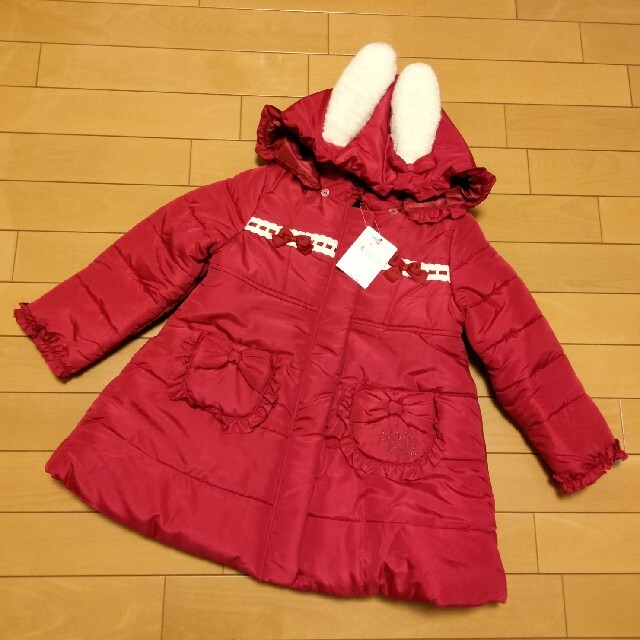 Shirley Temple - 新品シャーリーテンプルS105〜115うさ耳タフタコート赤の通販 by 子供服断捨離中 値下げ待ちより