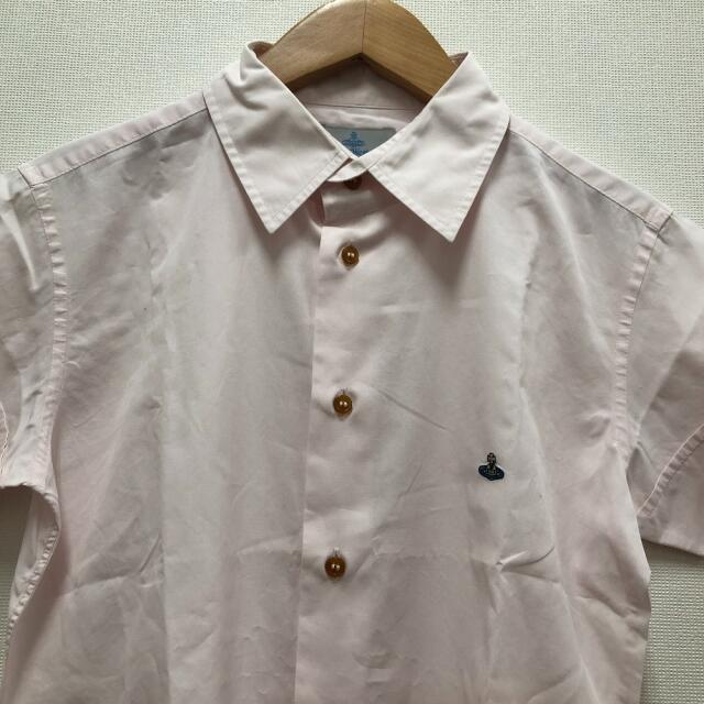 □□Vivienne Westwood MAN メンズ衣料 シャツ 半袖シャツ サイズ44 4445-2103 ピンクメンズ