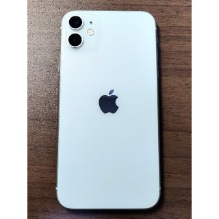 アップル(Apple)のiPhone 11 ホワイト 128 GB SIMフリー(スマートフォン本体)