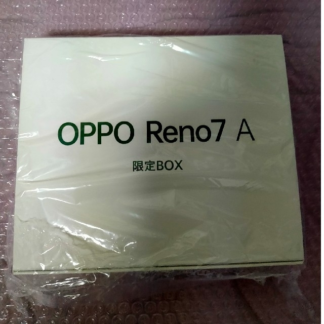 OPPO(オッポ)の新品未開封 OPPO Reno7a 限定BOX スマホ/家電/カメラのスマートフォン/携帯電話(スマートフォン本体)の商品写真