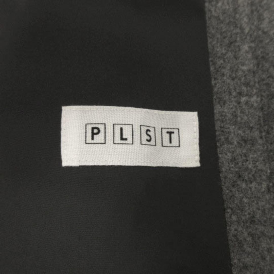 PLST(プラステ)のプラステ PLST コート ステンカラー ウール混 グレー M メンズのジャケット/アウター(ステンカラーコート)の商品写真