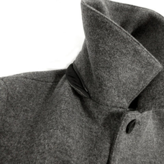 PLST(プラステ)のプラステ PLST コート ステンカラー ウール混 グレー M メンズのジャケット/アウター(ステンカラーコート)の商品写真