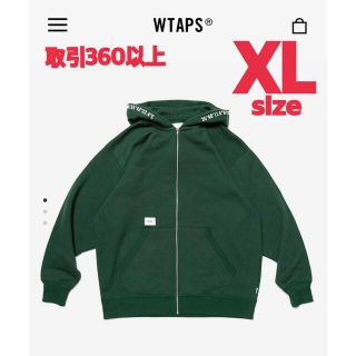 ダブルタップス(W)taps)のWTAPS 2022FW X3.0 ZIP HOODY GREEN XLサイズ(パーカー)