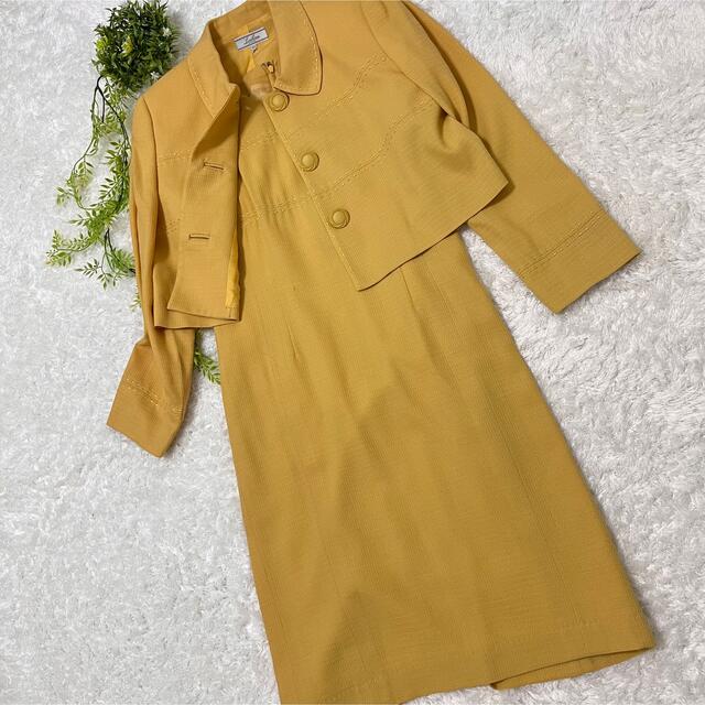 ギフ_包装】 Leilian レリアン セットアップ スーツ ワンピース 大きい