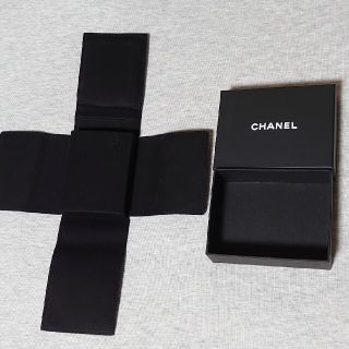 CHANEL】シャネル ピアス空箱 指輪空箱 デニム素材 - library