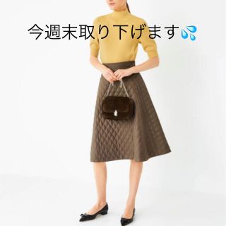 FOXEY フォクシー インクルージョン ブラック プリーツスカート