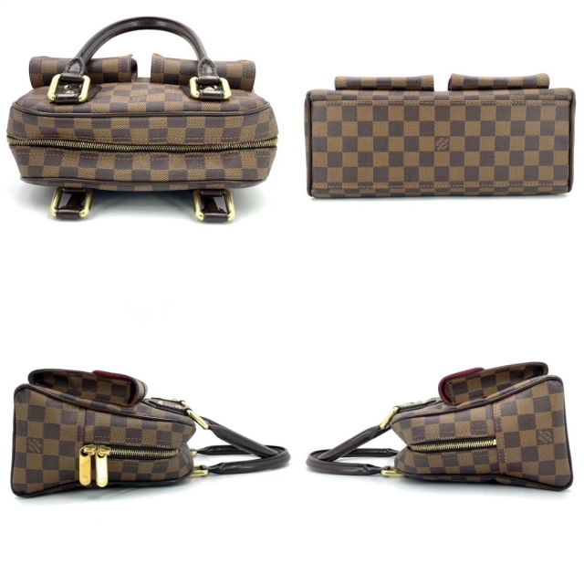 LOUIS VUITTON(ルイヴィトン)のLOUIS VUITTON ルイヴィトン ハンドバッグ ダミエ マンハッタンPM スペシャルオーダー ブラウン 茶 鞄 かばん N48173    ゴールド金具 レディース 人気【中古品】 レディースのバッグ(ハンドバッグ)の商品写真