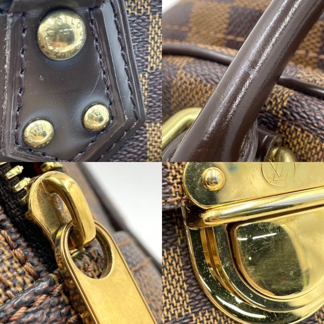 LOUIS VUITTON(ルイヴィトン)のLOUIS VUITTON ルイヴィトン ハンドバッグ ダミエ マンハッタンPM スペシャルオーダー ブラウン 茶 鞄 かばん N48173    ゴールド金具 レディース 人気【中古品】 レディースのバッグ(ハンドバッグ)の商品写真