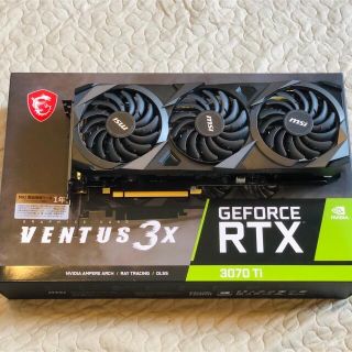 【値下げ】msi GeForce RTX 3070 Ti VENTUS箱入り(PCパーツ)