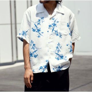 アンユーズド(UNUSED)のUNUSED Rayon Open Collar Shirt アロハシャツ(シャツ)