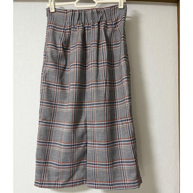 clear(クリア)のチェックミディスカート レディースのスカート(ひざ丈スカート)の商品写真