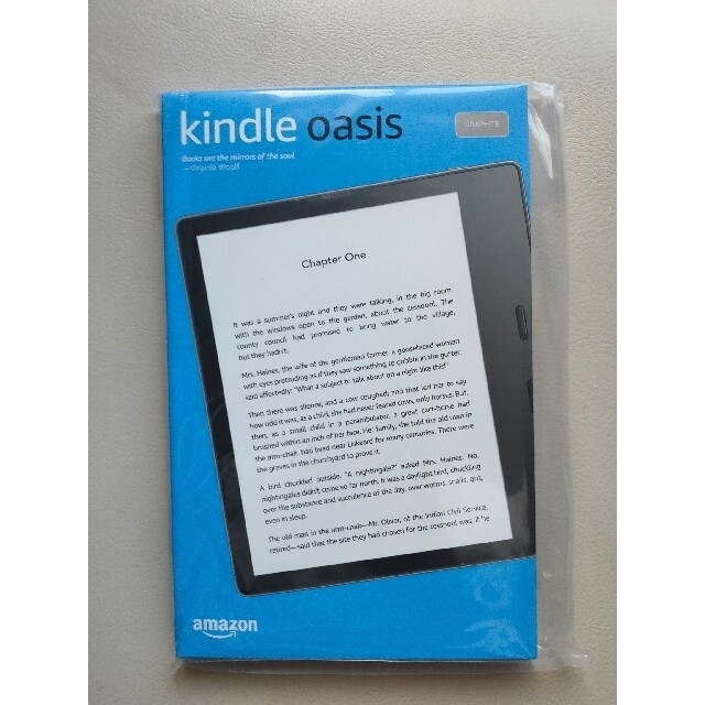 新品未開封　Kindle Oasis 色調調節ライト搭載 wifi 8GB 広告