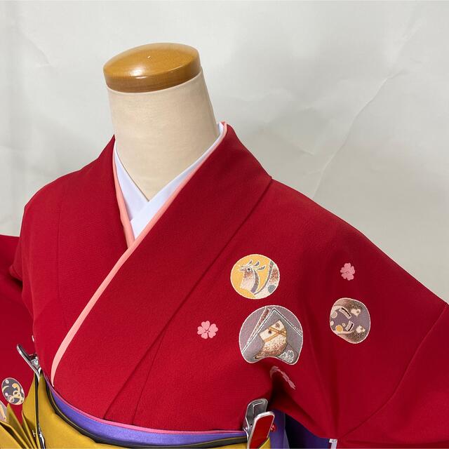 袴セット 卒業袴 裄67㎝ 袴91㎝ 中古 　Mサイズ　Ｈ-199 レディースの水着/浴衣(着物)の商品写真