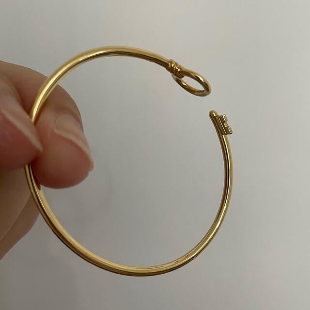 お気に入りの Tiffany Mサイズ オーバルキーワイヤーバングルYG けんじ お気に入りの Tiffany Mサイズ オーバルキーワイヤーバングルYG けんじ