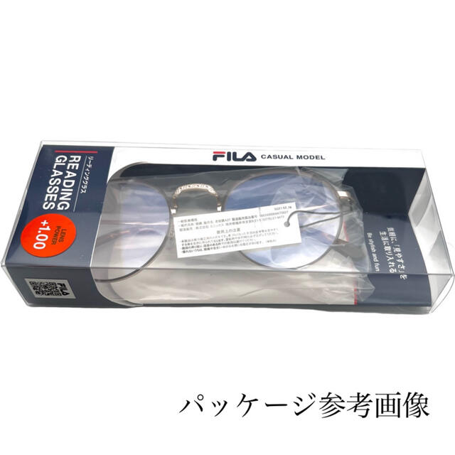 FILA(フィラ)の人気のFILA ブランド　リーディンググラス　メタルタイプ　マットブラック メンズのファッション小物(サングラス/メガネ)の商品写真