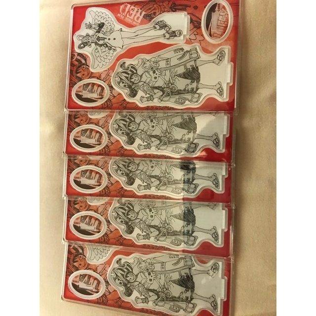 ONE PIECE(ワンピース)のワンピース　アクリルフィギュア　５枚セット エンタメ/ホビーのおもちゃ/ぬいぐるみ(キャラクターグッズ)の商品写真