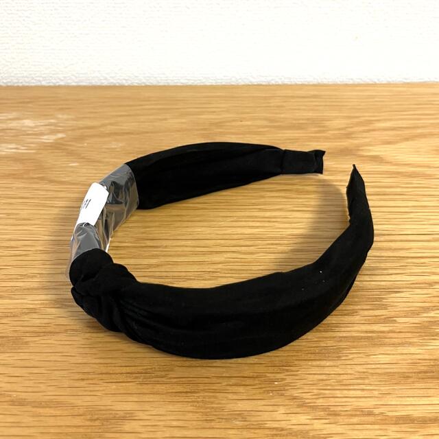 カチューシャ2点セット　シンプルデザイン　ブラック&グレイ レディースのヘアアクセサリー(カチューシャ)の商品写真