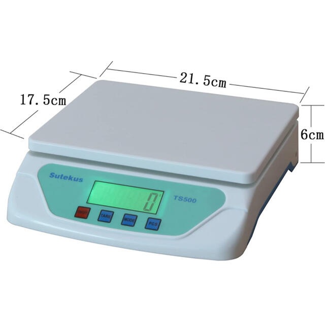 1g単位 計量可能 デジタル台はかり スケール 電子秤 風袋機能搭載 オートオフ インテリア/住まい/日用品のキッチン/食器(調理道具/製菓道具)の商品写真