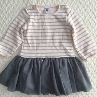 プチバトー(PETIT BATEAU)のプチバトー PETITBATEAU ワンピース　プティマイン(ワンピース)