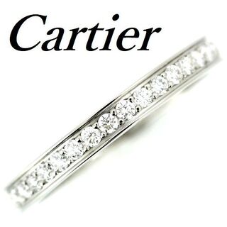 カルティエ(Cartier)のカルティエ フルエタニティー ダイヤモンド リング Pt950 ♯49(リング(指輪))