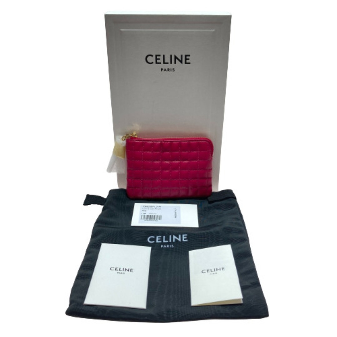 celine(セリーヌ)の◎◎CELINE セリーヌ コイン＆カードポーチ 10B823BFL ピンク 24PI コインケース カードケース レディースのファッション小物(コインケース)の商品写真