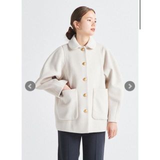 Drawer - ラウンドカラーショートコート 2022AW yori ヨリ 新作