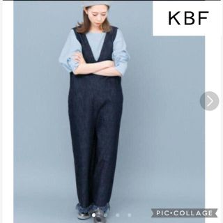 ケービーエフ(KBF)のお値下げ致しました！ KBF デニムオーバーオール(サロペット) インディゴ(サロペット/オーバーオール)