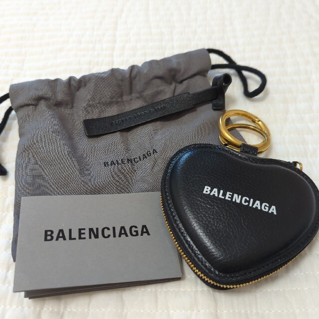 Balenciaga(バレンシアガ)のBALENCIAGA ハート ミラー キーリング レディースのファッション小物(キーホルダー)の商品写真