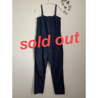 ジョンブル デニムサロペット サロペット/オーバーオール(レディース ... 【SOLD OUT】ジョンブル デニムサロペット M 美品