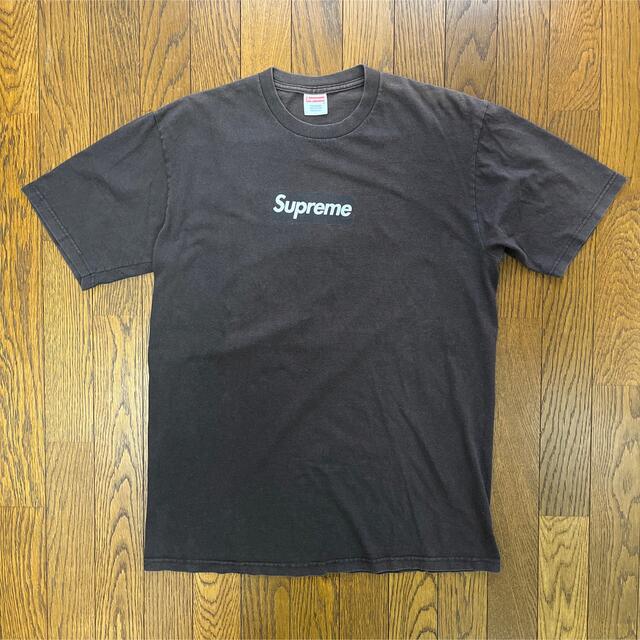 初期 2003年 OLD SUPREME BOX LOGO Tシャツ ブラウン