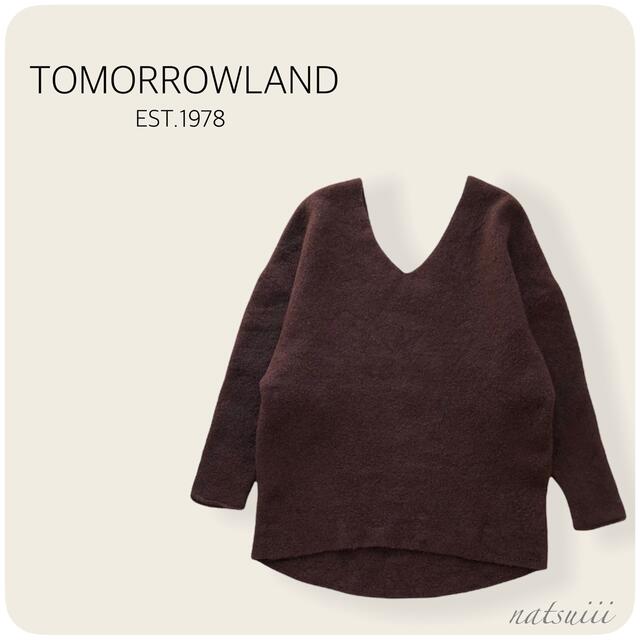 トゥモローランド . カシミヤ ブレンド ブークレー ニュアンス ニット | フリマアプリ ラクマ ウィンターセール激安 ★TOMORROWLAND★カシミヤブレンドセーター ニット/セーター