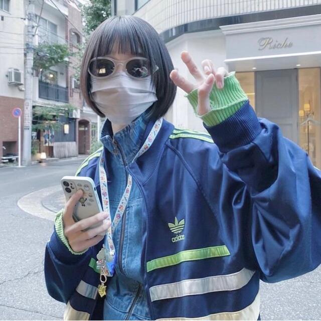 大きな取引 adidas ゆるめるモあのちゃん着用トラックジャケット S