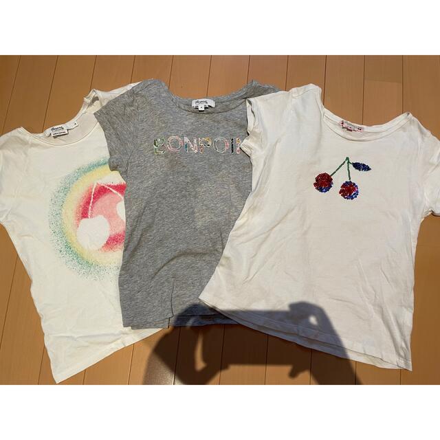 Bonpoint(ボンポワン)のbonpointTシャツ8、3枚セット キッズ/ベビー/マタニティのキッズ服男の子用(90cm~)(Tシャツ/カットソー)の商品写真