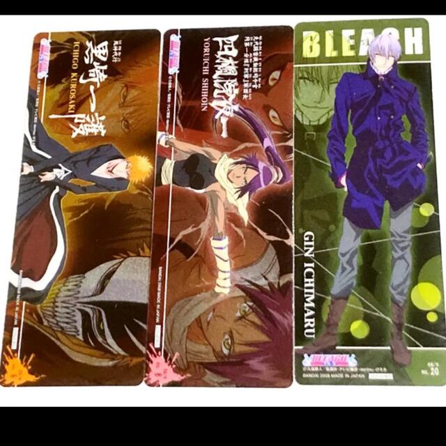 BLEACH ブリーチ しおり 一護 夜一 市丸ギン ●バラ売り不可 エンタメ/ホビーのアニメグッズ(その他)の商品写真