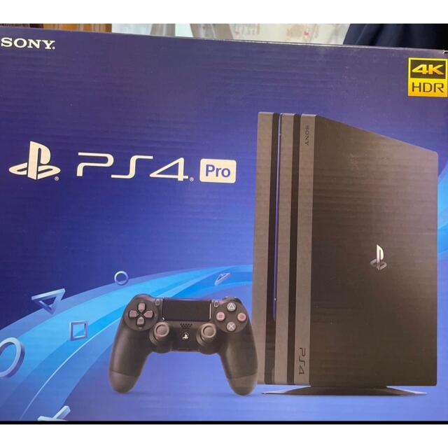 PlayStation4(プレイステーション4)のPlayStation4 Pro ジェット・ブラック  エンタメ/ホビーのゲームソフト/ゲーム機本体(家庭用ゲーム機本体)の商品写真