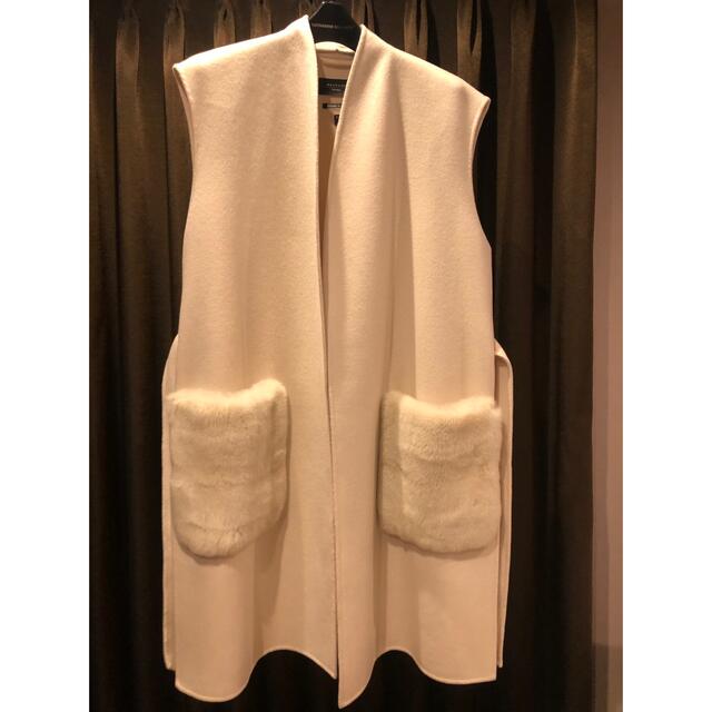 MAXMARA マックスマーラ WEEKEND ジレ ラビットファー 40