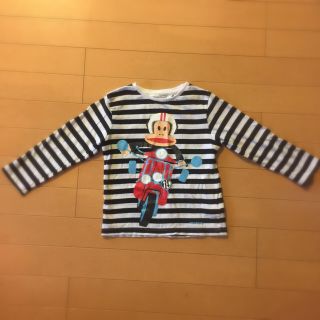 エイチアンドエム(H&M)のポールフランク ボーダー ロンT 92(Tシャツ/カットソー)