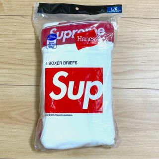 シュプリーム(Supreme)のSUPREME Hanes Boxer Briefs 4 Pack White(ボクサーパンツ)