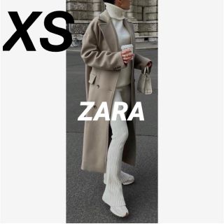 ザラ(ZARA)の【限定商品】ZARA MANTECO プレミアム ロングコート XS新品タグ付き(ロングコート)