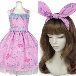 アンジェリックプリティー(Angelic Pretty)のNeon Star Diner ピンク2点セット(その他)