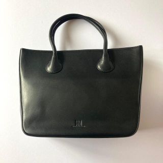 イッセイミヤケ(ISSEY MIYAKE)の★イッセイミヤケ★ミヤケデザインスタジオ★トートバッグ　ハンドバッグ★レザー★黒(ハンドバッグ)