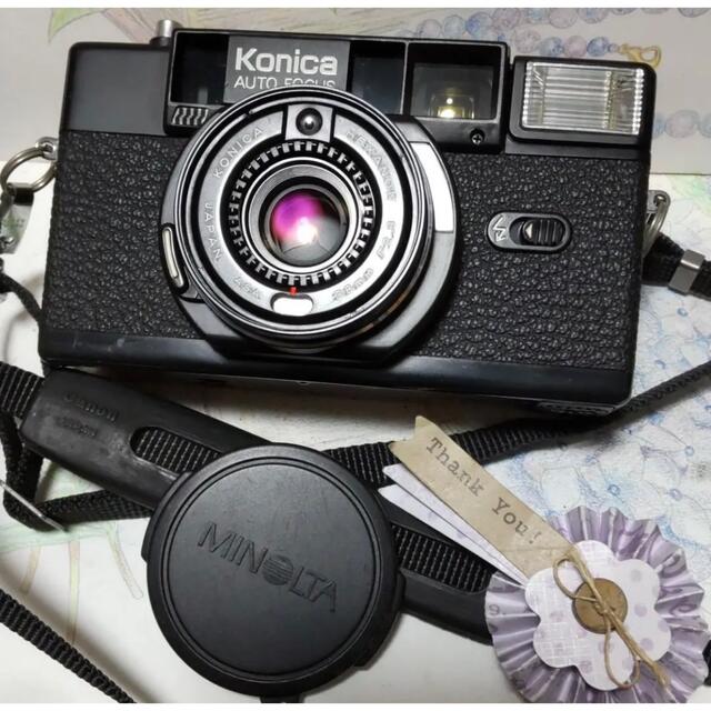 完動品　極美品　konica c35 af2カメラ