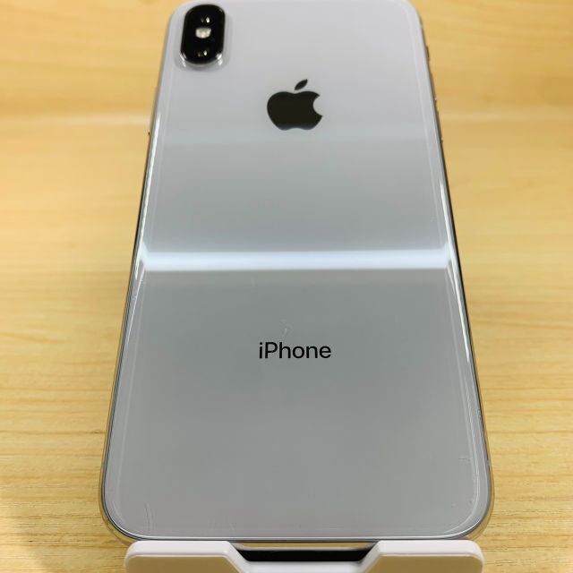 Apple(アップル)のSimフリー iPhoneX 64GB BL100% P12 スマホ/家電/カメラのスマートフォン/携帯電話(スマートフォン本体)の商品写真