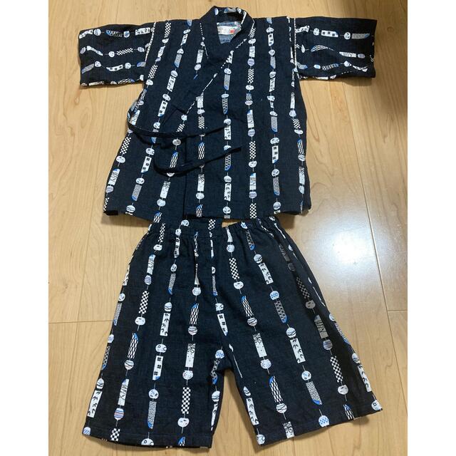 甚平 キッズ/ベビー/マタニティのキッズ服男の子用(90cm~)(甚平/浴衣)の商品写真