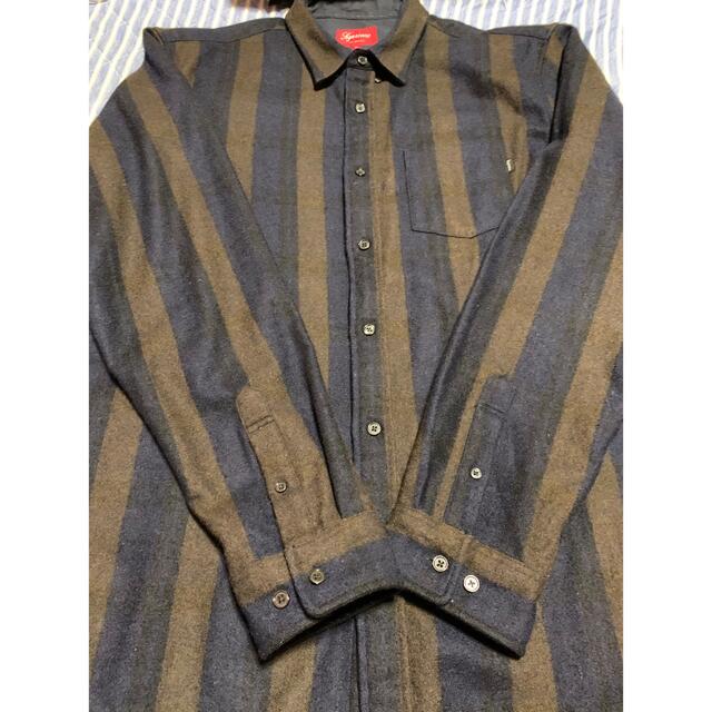 supremeウールシャツ - シャツ