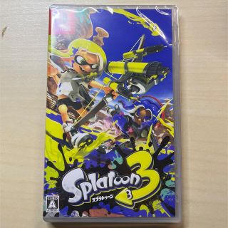 ニンテンドースイッチ(Nintendo Switch)のスプラトゥーン3  Switch ソフト　新品　未使用　Splatoon(家庭用ゲームソフト)