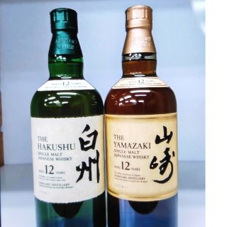 サントリー(サントリー)の山崎１２年&白州１２年セット(その他)