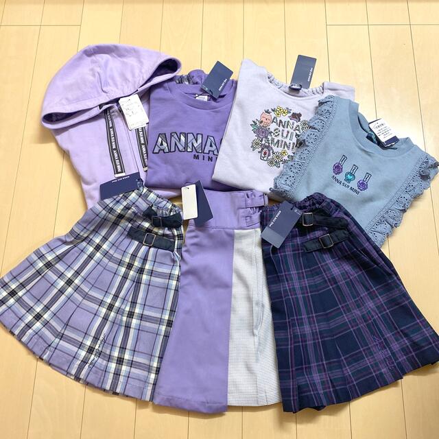 ANNA SUI mini♡コスメシャツ♡水彩画スカパン♡140ベビー・キッズ