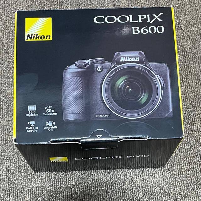 ニコン デジタルカメラ クールピクス B600 ブラック(1台)