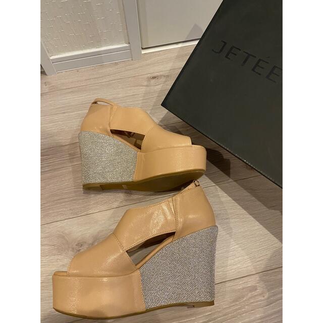 JETEE ジュテウェッジソールサンダル37 1